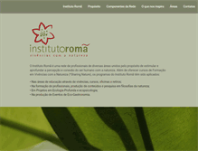 Tablet Screenshot of institutoroma.com.br